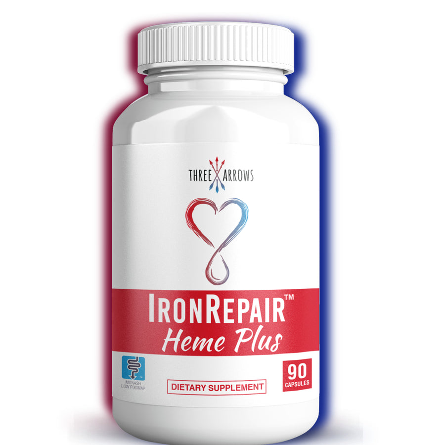 Iron Repair Plus Heme Iron Supplement – Three Arrows Nutra
